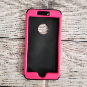 iPhone 6/6s Plus pink black phone case